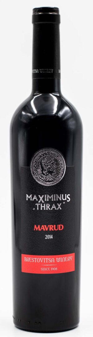 fľaše bulharského vína Maximinus Thrax Mavrud Brestovitsa